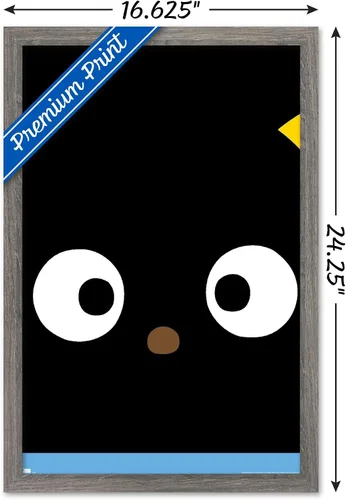 Vista 3 de Trends International Hello Kitty and Friends: 21 Over The Top - Póster de pared Chococat, 22.4 pulgadas de largo x 14.7 W, versión enmarcada