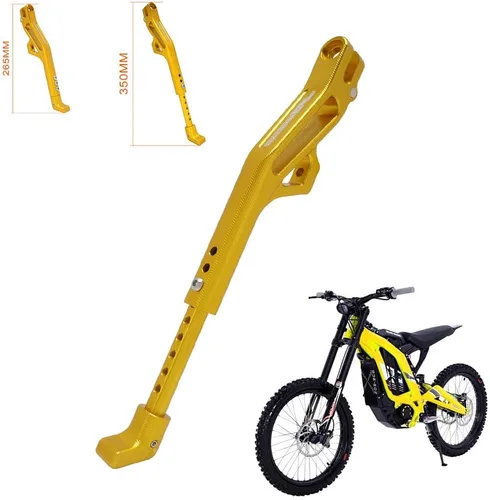 Vista 11 de JFG RACING Sur Ron Soporte de Pata, Soporte Lateral de Moto de Aleación de Aluminio CNC Ajustable para Surron Light Bee S/X Segway X160/X260 Talaria