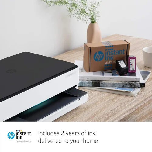 Vista 5 de HP ENVY 6075 Impresora inalámbrica todo en uno, incluye 2 años de tinta entregada, impresión móvil, escaneo y copia (8QQ97A)