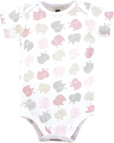 Vista 130 de Hudson Baby baby-girls Cotton Bodysuits 3-pack