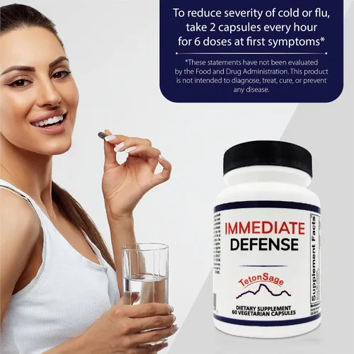 Vista 5 de Apoyo inmunológico de defensa inmediata: zinc, saúco negro, equinácea, vitamina A y C con B12, potente refuerzo de la inmunidad para adultos