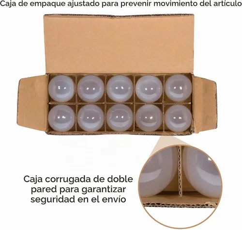Vista 5 de Simba Lighting Bombilla pequeña de globo G16.5 redonda de 40 W, base E12 de candelabro (paquete de 10) para candelabro, luz de ventilador de techo