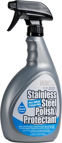 Vista 7 de Flitz Protector de esmalte de acero inoxidable, botella de 16 onzas, revestimiento de cerámica fabricado en Estados Unidos para electrodomésticos