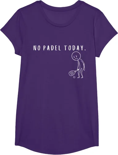 Vista 17 de No Padel Today Funny Padel Stickman Padel Playera Jugador de Tenis