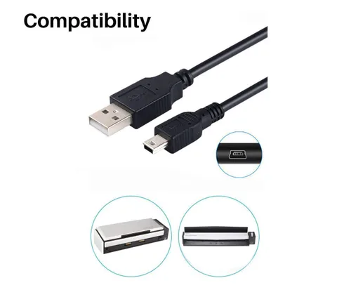Vista 2 de Akingdleo Cable USB compatible con escáner de documentos Fujitsu ScanSnap S1100i, S1300i (5 pies)