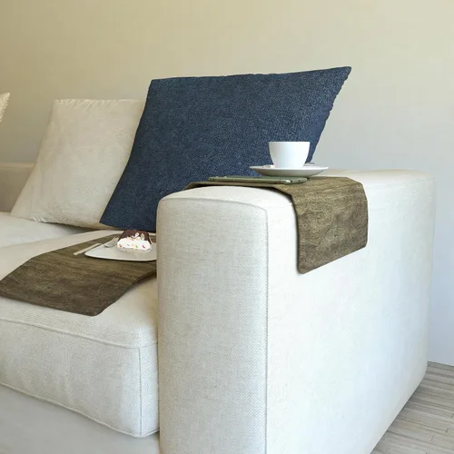 Vista 5 de Ultimate Premium Products Celine - Juego de 2 bandejas de madera para sofá, bandeja para reposabrazos para sofá, plegable, flexible, con 15.8 x 11