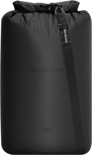 Vista 17 de Bee Nesting Juego de bolsas secas ultraligeras para mochileros, saco seco impermeable para camping, senderismo, motocicleta, saco de cosas ligeras