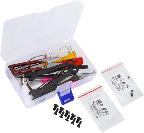 Vista 7 de Accesorios de reparación de máquinas de coser, conveniente herramienta Overlock elástico portátil para el hogar para piezas Overedger para juego