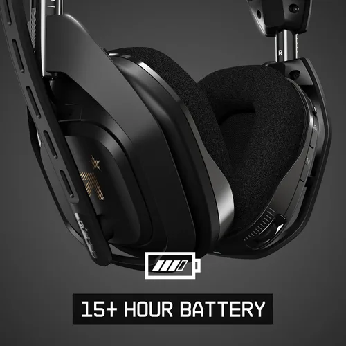 Vista 6 de ASTRO Gaming A50 Wireless Headset Base Station Gen 4 - Compatible with Xbox Series XS Xbox One PC Mac - BlackGold