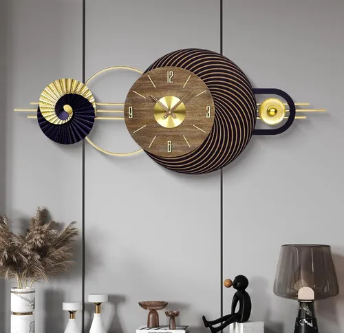 Vista 20 de Reloj de pared redondo de 10 pulgadas, funciona con pilas, de madera, de cuarzo, silencioso, decorativo, analógico, para apartamento, sala de estar