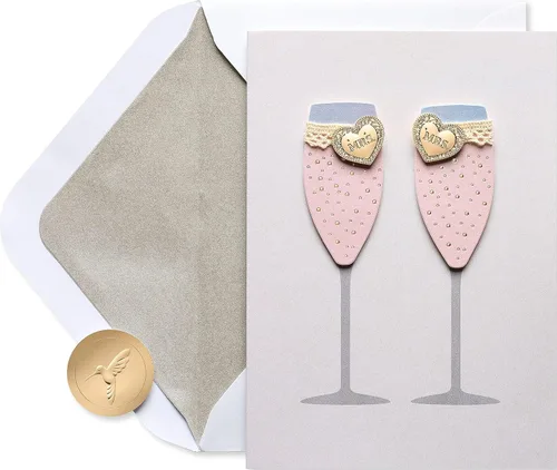 Vista 6 de Papyrus Tarjeta de boda LGBTQIA+ para novias (felices para siempre)