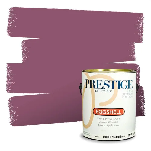 Vista 211 de Prestige Paints Pintura exterior e imprimación en uno, 1 galón, plano, coincidencia comparable de Valspar* Amber Rose*