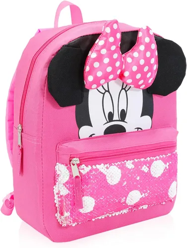 Vista 2 de Minnie Mouse - Mini mochila para mujeres y niños, paquete de 12 pulgadas +