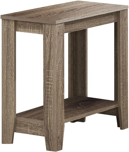 Vista 6 de Monarch Specialties mesa de lámpara lateral decorativa, 24 x 12 x 22 pulgadas, gris