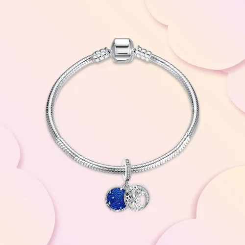 Vista 2 de Annmors Christmas Charm for Woman-925 Sterling Silver Dangle Pendant BeadGirl Jewelry Beads Gifts for Women BraceletNecklace