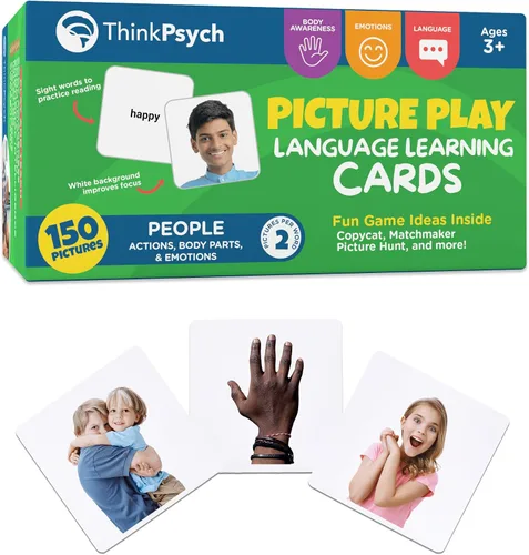 Vista 9 de ThinkPsych Tarjetas flash de sustantivos de nivel 2 150 tarjetas con imágenes para terapia del habla y materiales de aprendizaje de autismo