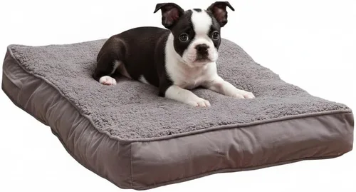 Vista 16 de Rectangular Sherpa Dog Bed with Removable Washable Cover, Supportive Tacked Cushion Insert, Durable Microfiber Sides, Recycled Polyfiber Fill