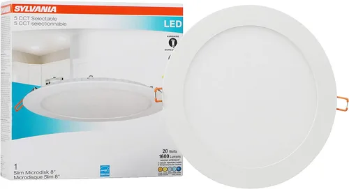 Vista 13 de Sylvania - Kit de luz empotrable de 5 pulgadas/6 pulgadas con tecnología LightSHIELD, LED germicida, 9 W = 65 W, 700 lúmenes, 5 CCT selección