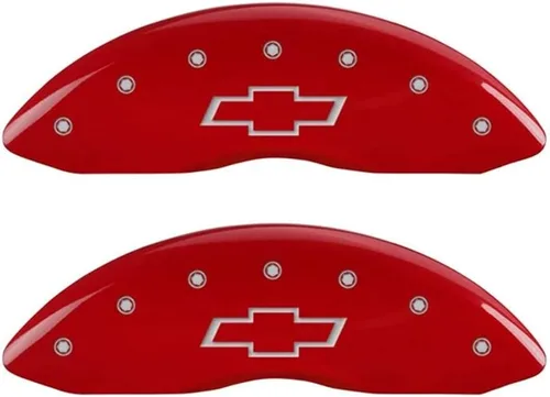 Vista 3 de MGP Caliper Covers Chevy Silverado 1500 2014-2018 - Juego delantero y trasero - Negro