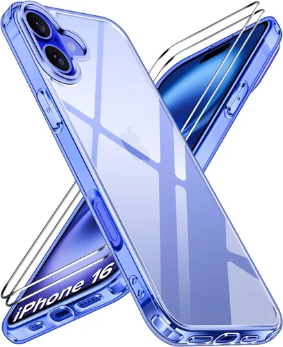 Vista 26 de ivoler Estuche 3 en 1 para iPhone 17 de 6.3" 2025 con 2 protectores de pantalla de vidrio templado [Protección de grado militar], parte trasera