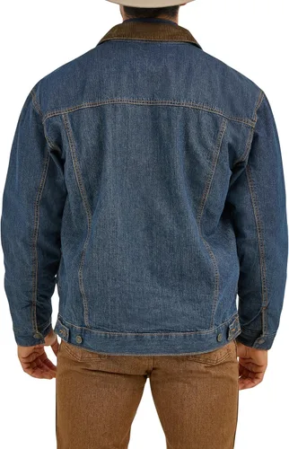 Vista 2 de Wrangler mens Cowboy Cut Western Lined Denim Jacket
