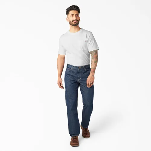 Vista 4 de Dickies pantalones de jean de ajuste holgado estilo carpintero para hombre