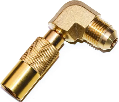 Vista 6 de DOZYANT - Adaptador de conexión rápida RV de 1/4 pulgadas, ajuste de conversión de codo para parrilla de mesa Blackstone - 17 pulgadas y 22 pulgadas