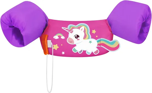 Vista 44 de HeySplash Swim Vest for Kids, Puddle Float Jumper with Safety Buckle