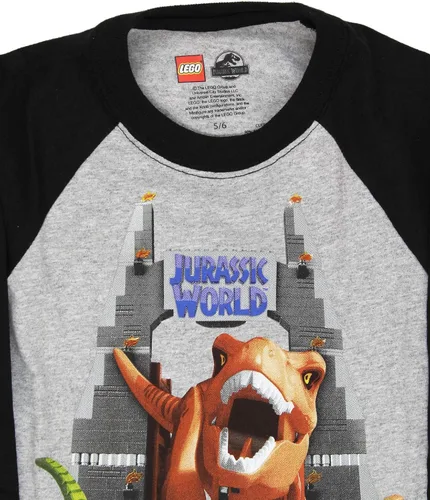 Vista 4 de LEGO Jurassic World - Camiseta de manga larga para niños