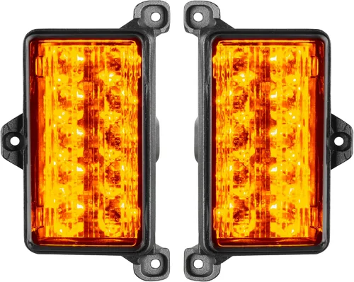 Vista 4 de Oracle Iluminación 5915-JT-023: Módulo LED inversa ámbar/blanco de doble función para Jeep Gladiator Jt luces traseras empotradas