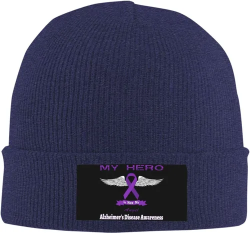 Vista 2 de Beanie Hat Unisex Stretchy Hat Soft Warmth Knit Hat Cap for Men & Women
