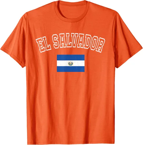 Vista 71 de Camiseta vintage con diseño de la bandera de El Salvador