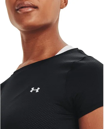 Vista 3 de Under Armour Camiseta de manga corta HeatGear Armour para mujer.