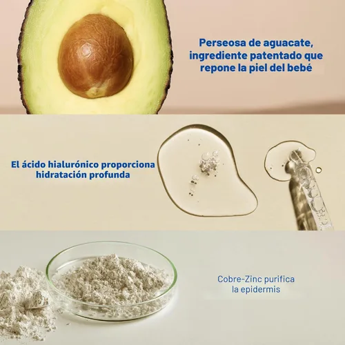 Vista 4 de Mustela Cicastela Crema de recuperación de humedad, ungüento multiusos para bebés para molestias en la piel, con aguacate natural y ácido