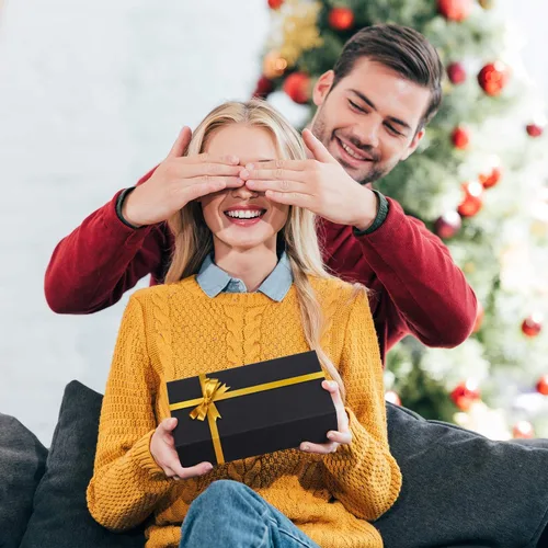Vista 7 de Zonon 30 piezas de caja de cajón de papel kraft, mini cajas de regalo de cartón para manualidades para negocios y favores de fiesta de bodas, Negro