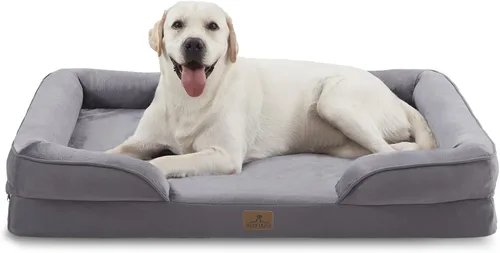 Vista 15 de Bedfolks - Cama ortopédica extra pequeña para perros, cama de sofá impermeable para perros pequeños y gatos, sofá de espuma en forma de huevo