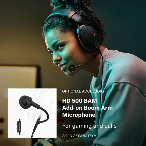 Vista 9 de Sennheiser HD 505 - Auriculares con cable supraaurales con sonido transparente y graves controlados, auriculares de estudio de mayor comodidad