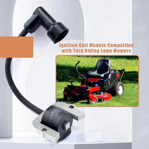 Vista 9 de 2 piezas Módulo de bobina de encendido Compatible con cortacéspedes Toro Titan TimeCutter Exmark Series 136-7883 139-0720 127-9216 compatible