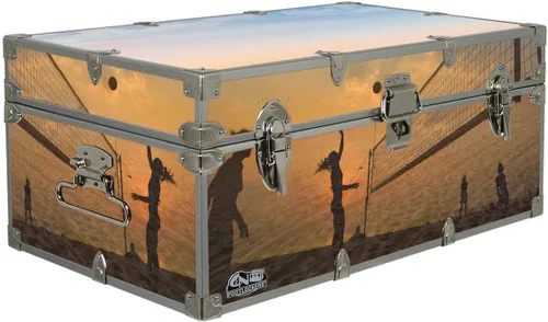 Vista 9 de C&N Footlockers Baúl de diseñador – Baúl de almacenamiento con temática deportiva – Disponible en 15 temas diferentes – 32 x 18 x 13.5 pulgadas