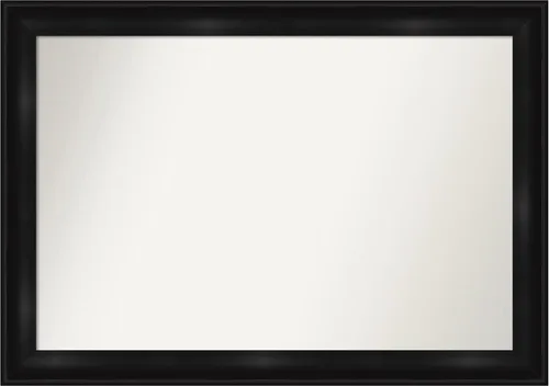 Vista 187 de Amanti Art Espejo personalizado, gran espejo de baño estrecho, espejo de pared o espejo de tocador de baño sobre el fregadero (24 x 24 pulgadas)