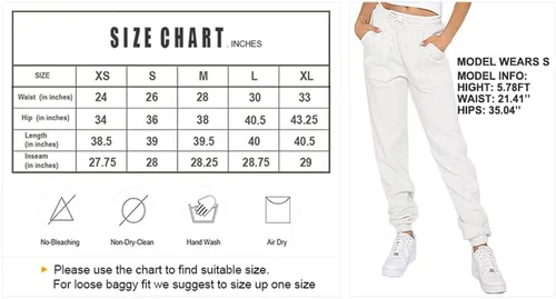 Vista 8 de Pantalones deportivos holgados de forro polar para mujer, pantalones deportivos Y2K, pantalones deportivos con cordón para niñas adolescentes