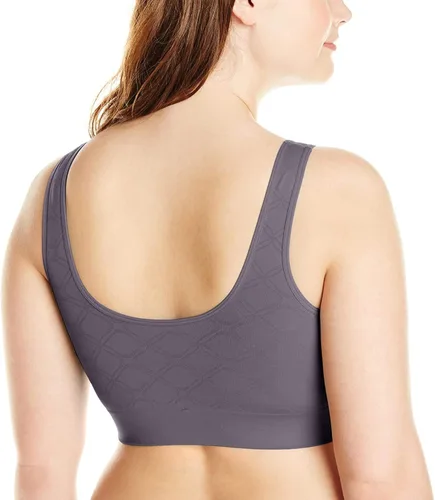 Vista 2 de JUST MY SIZE Women's Pure Comfort Light Support Pullover Wireless T-Shirt Bra with Moisture-Wicking