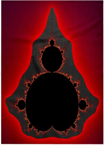 Vista 8 de 3dRose Red Fractal Ora - Buda 15x22 Hand Towel
