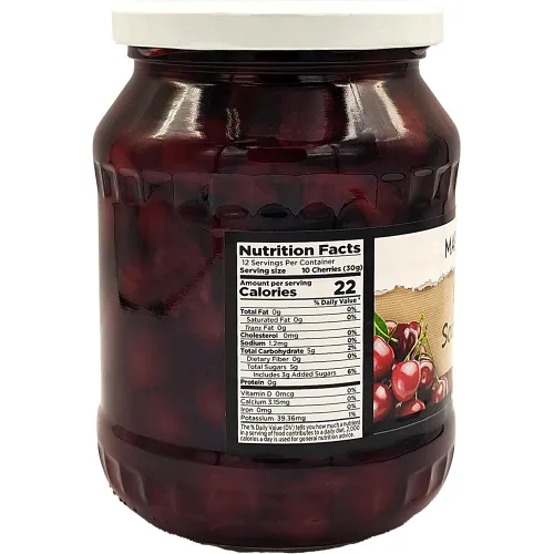 Vista 2 de Marco Polo Cerezas ácidas sin hueso, 24 oz