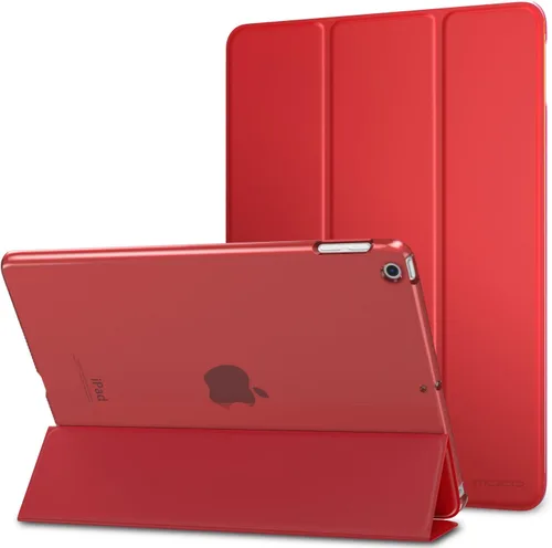 Vista 25 de MoKo Funda para iPad 9.7 2018/2017 de 5ª / 6ª Generación - Funda delgada y ligera con soporte para Smartphone con parte trasera translúcida