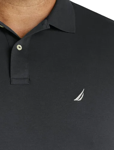 Vista 2 de Nautica Polo sólido de manga corta para hombre