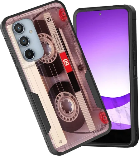 Vista 25 de Funda para Galaxy A15 5G, doble capa híbrida resistente a prueba de golpes, policarbonato duro, silicona suave, TPU, funda protectora para Samsung