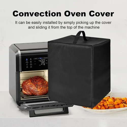 Vista 6 de Funda para freidora de aire para horno tostador para freidora de aire CHEFMAN 10QT/12QT Cubiertas protectoras de nailon resistentes al calor