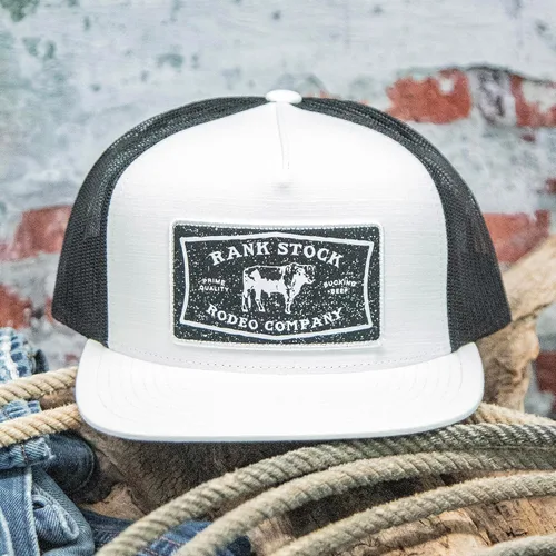 Vista 3 de HOOEY Rank Stock Gorra de camionero ajustable con malla trasera