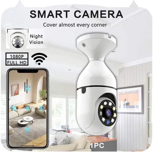 Vista 3 de Cámara de seguridad con bombilla WiFi I 2K